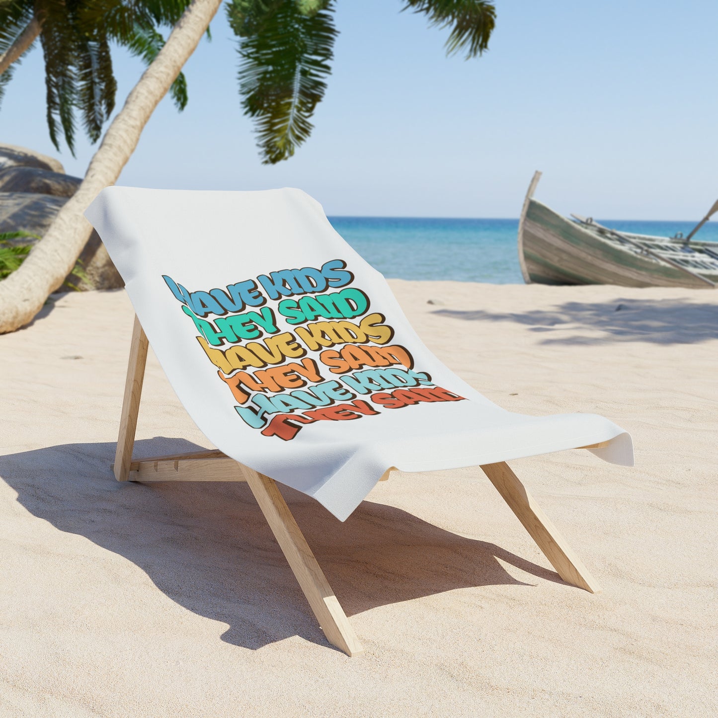 HKTS "Sandbox Sunbather" Beach Towel