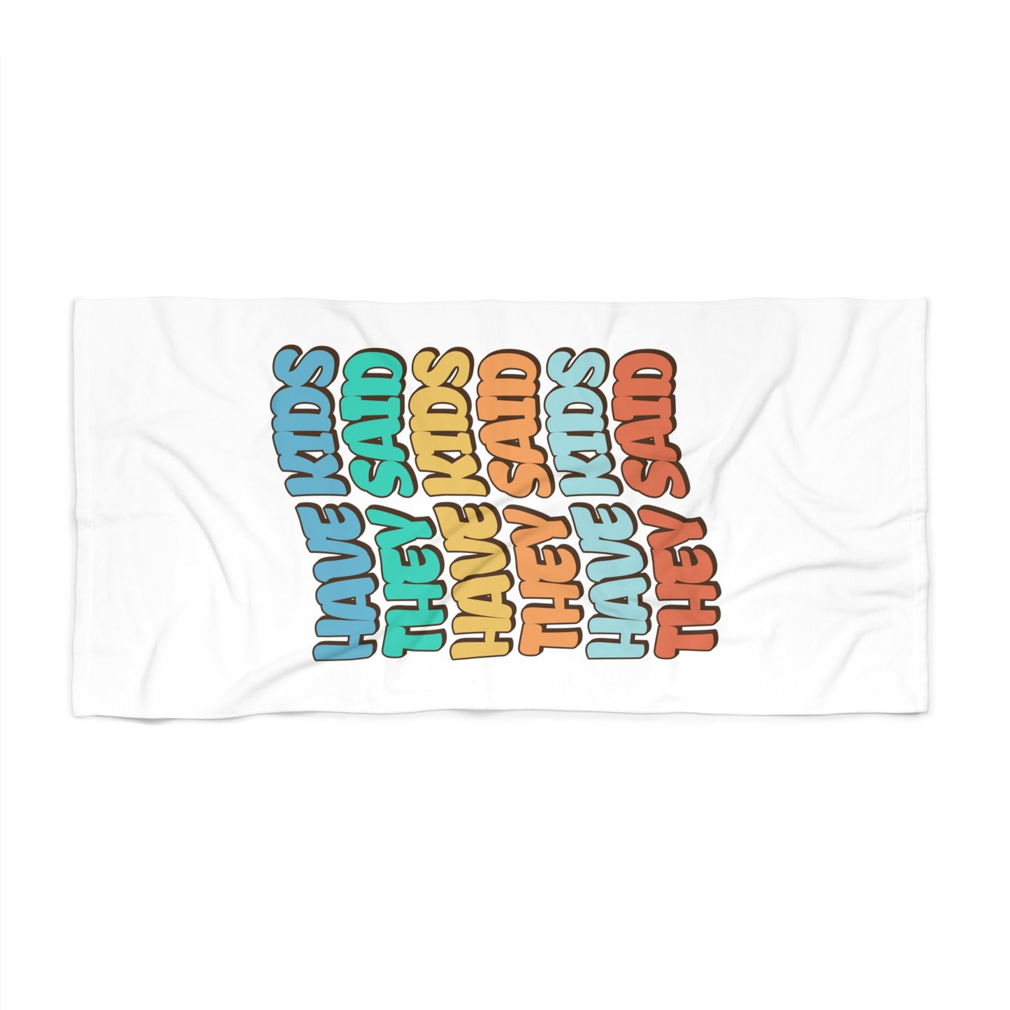 HKTS "Sandbox Sunbather" Beach Towel