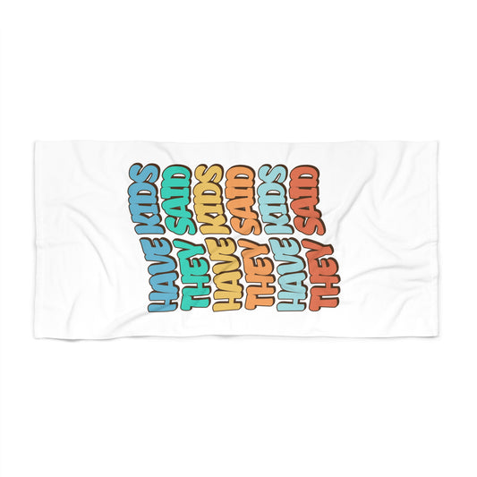 HKTS "Sandbox Sunbather" Beach Towel